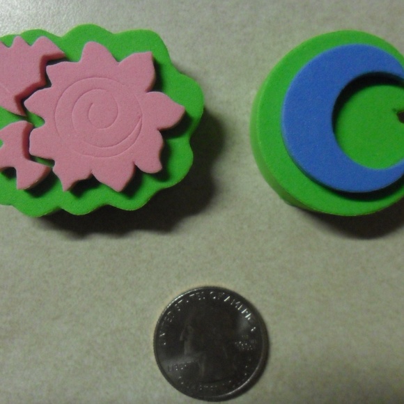 Set of 11 New Assorted Jr Small Chunky Foam Stamps - Picture 8 of 8